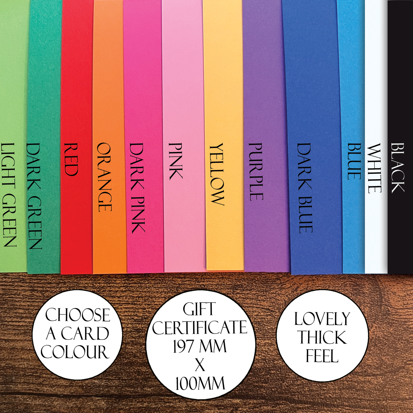 Personalised Foil Gift Vouchers - Celestial