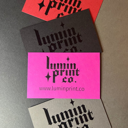 Black Gloss Business Cards