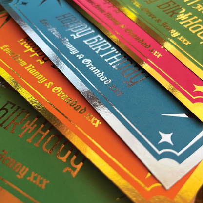 Personalised Foil Gift Vouchers - Celestial