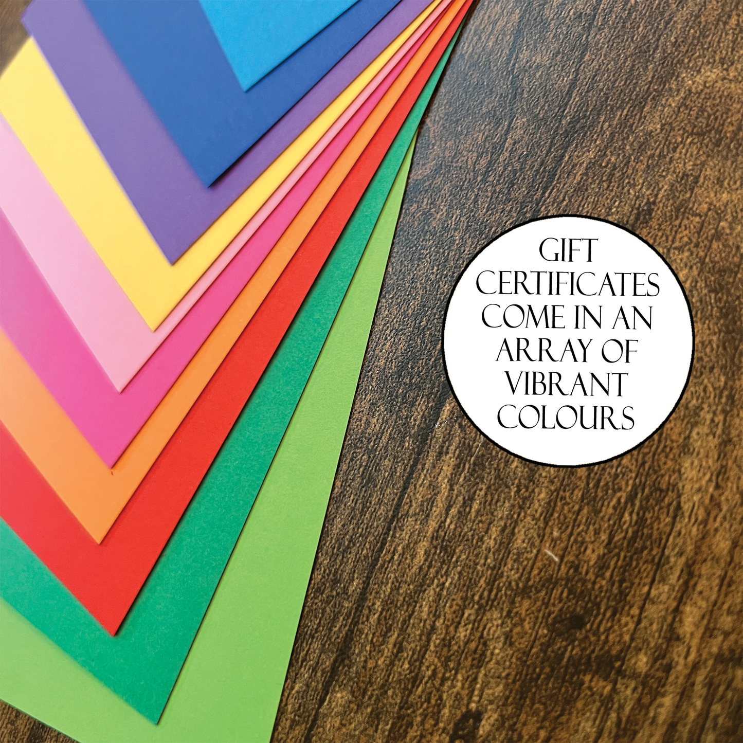 Personalised Foil Gift Vouchers - Celestial
