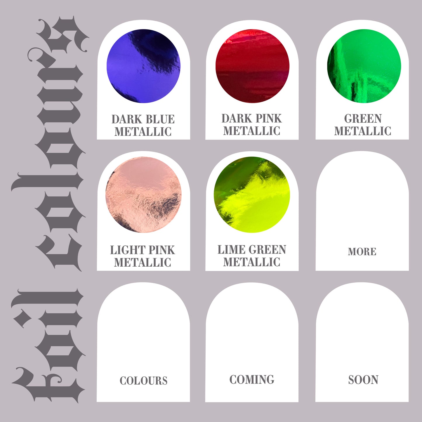 Foiled Logo Stickers with Solid Colour Background