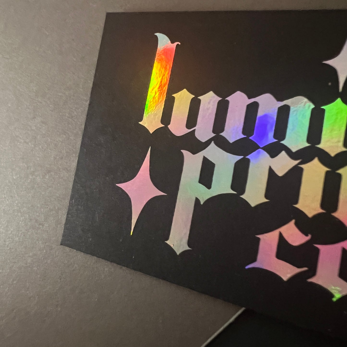 Single Sided Matte Foil Business Cards