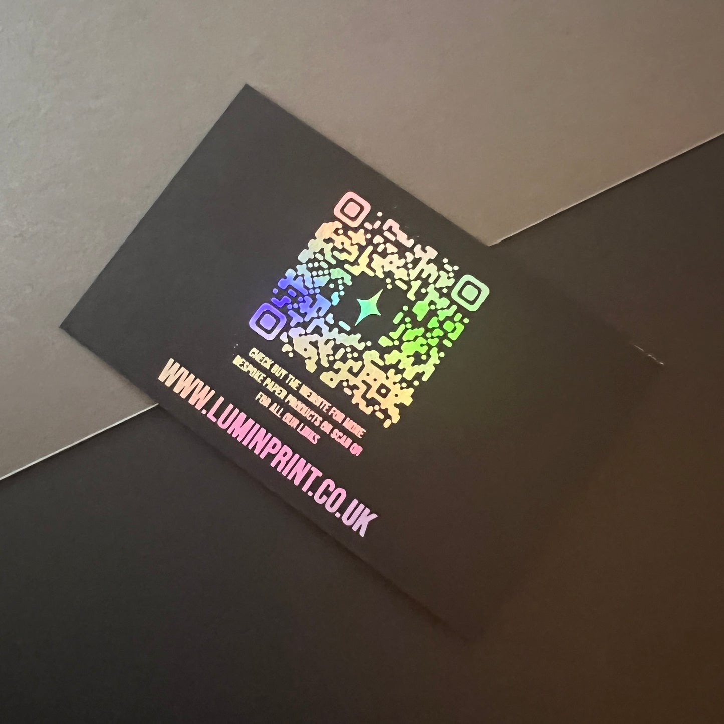 Single Sided Matte Foil Business Cards