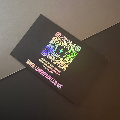 Single Sided Matte Foil Business Cards