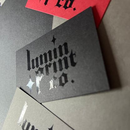 Black Gloss Business Cards