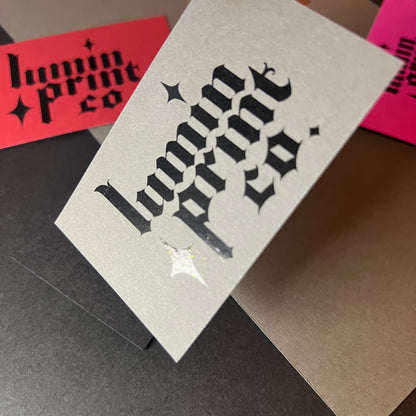 Black Gloss Business Cards