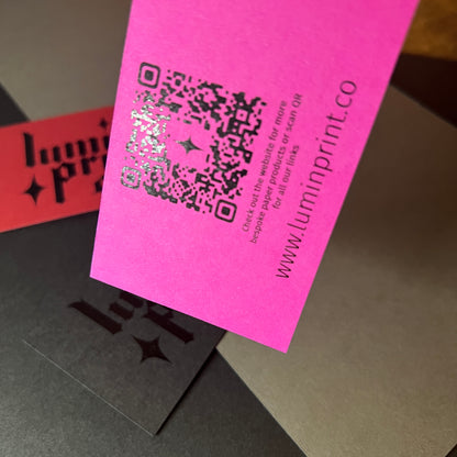 Black Gloss Business Cards