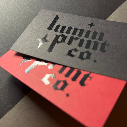 Black Gloss Business Cards