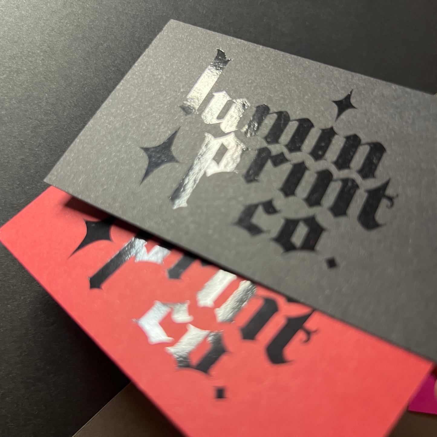 Black Gloss Business Cards